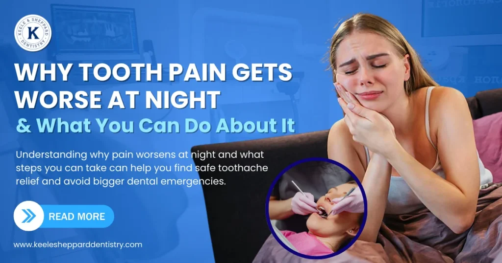 Tooth pain at night