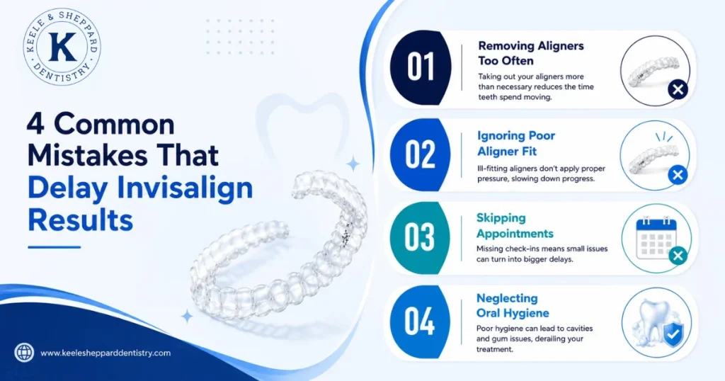 4 Common Mistakes That Delay Invisalign Results