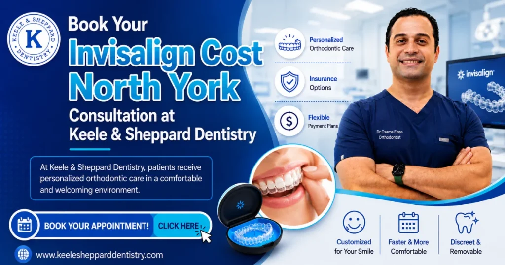 Book Your Invisalign Cost North York Consultation at Keele & Sheppard Dentistry