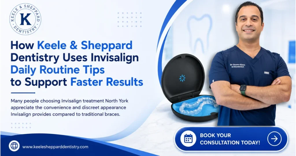 How Keele & Sheppard Dentistry Uses Invisalign Daily Routine Tips to Support Faster Results