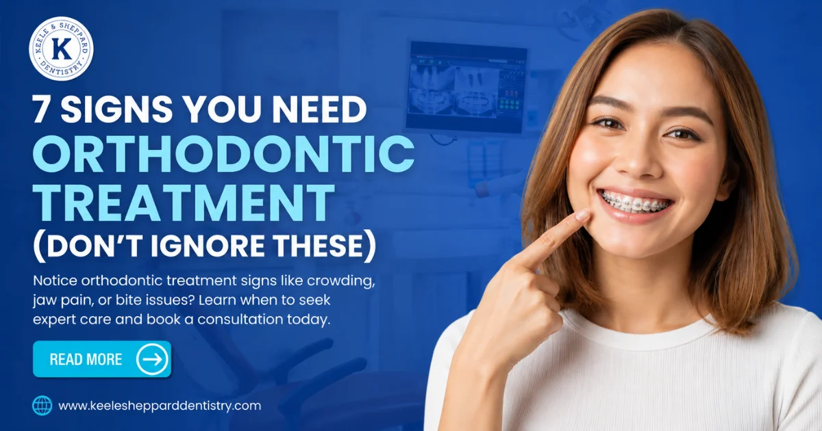 orthodontic treatment signs