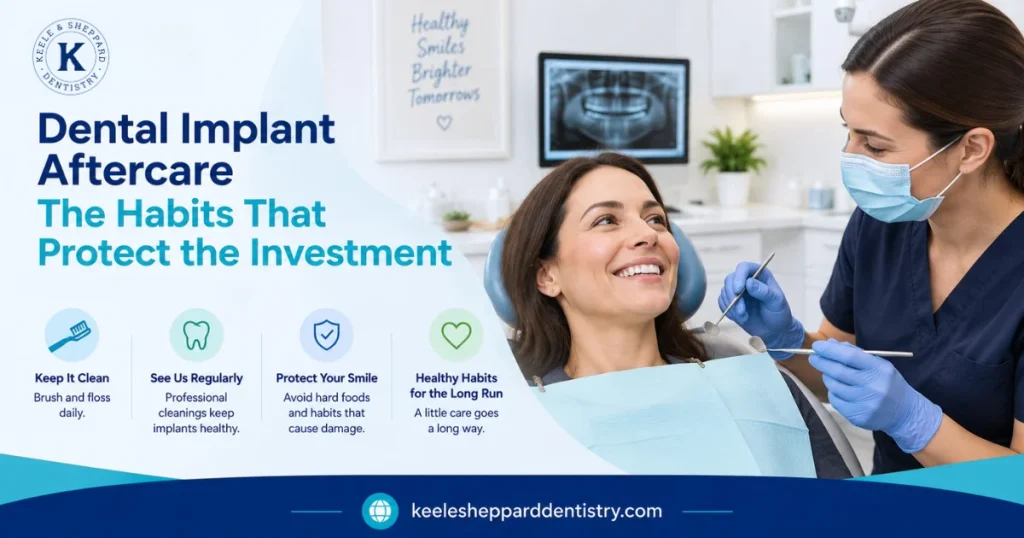 Dental Implant Aftercare: The Habits That Protect the Investment